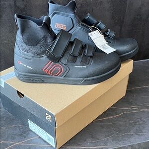 adidas Black and Red Freerider Pro Sneakers